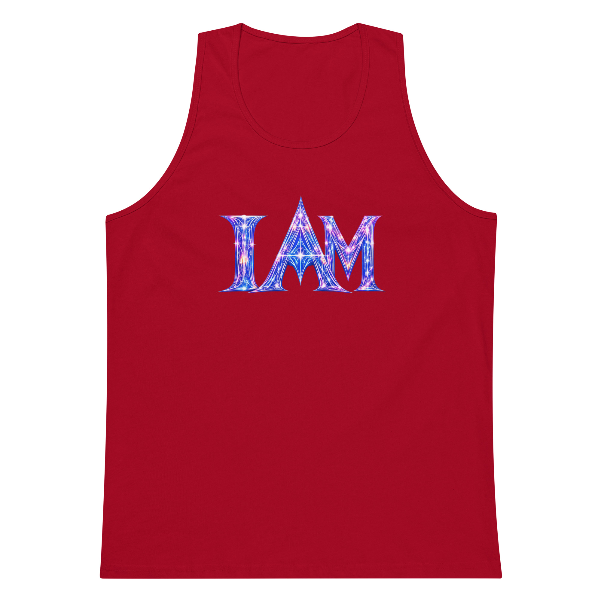 I AM Light Codes Men’s Premium Tank Top 001