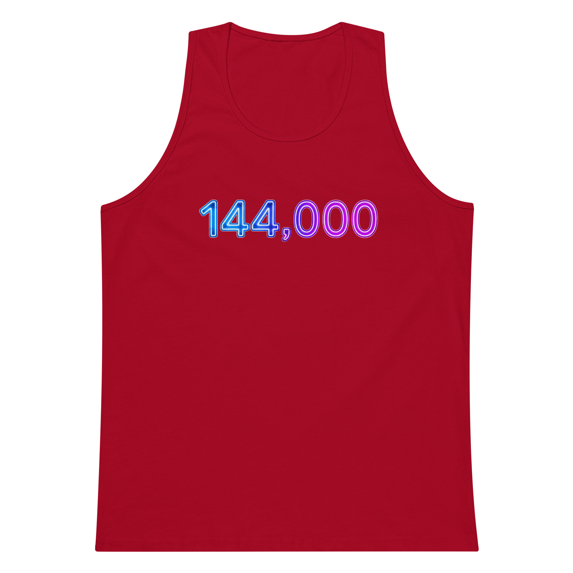 144,000 Neon Men’s Premium Tank Top 001 - Image 3
