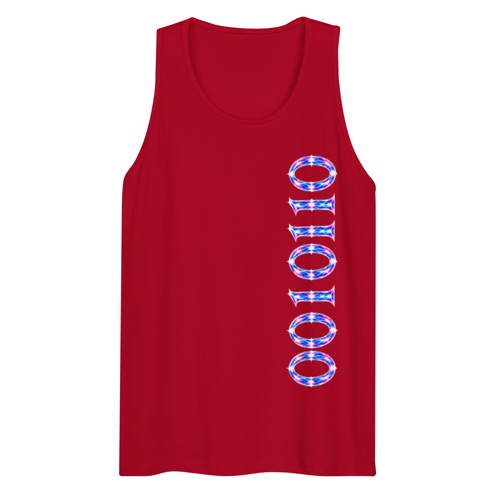 0010110 Light Codes Men’s Premium Tank Top 003