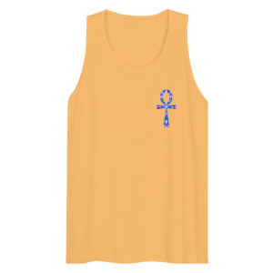 Ankh Light Codes Men’s Premium Tank Top 002