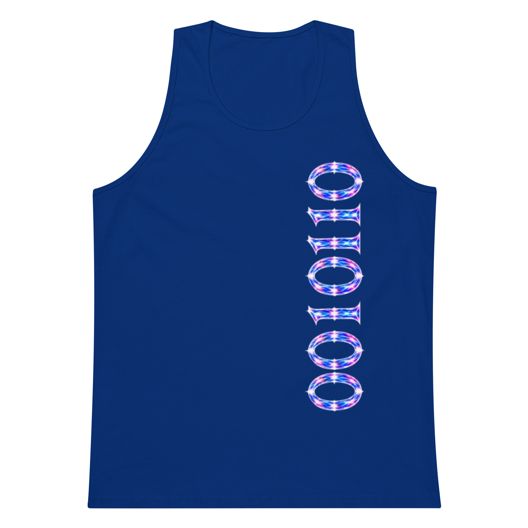 0010110 Light Codes Men’s Premium Tank Top 003 - Image 3