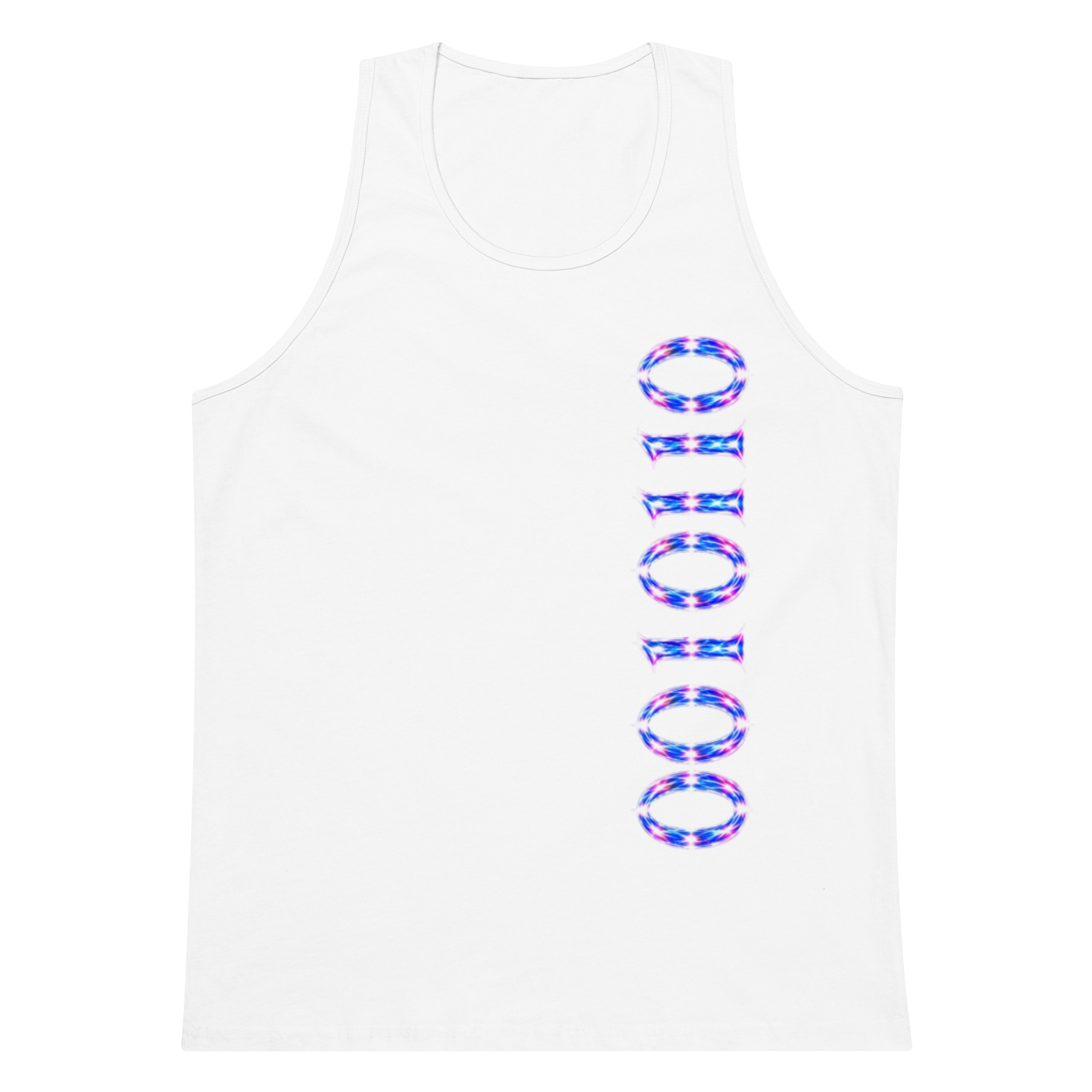 0010110 Light Codes Men’s Premium Tank Top 003 - Image 14