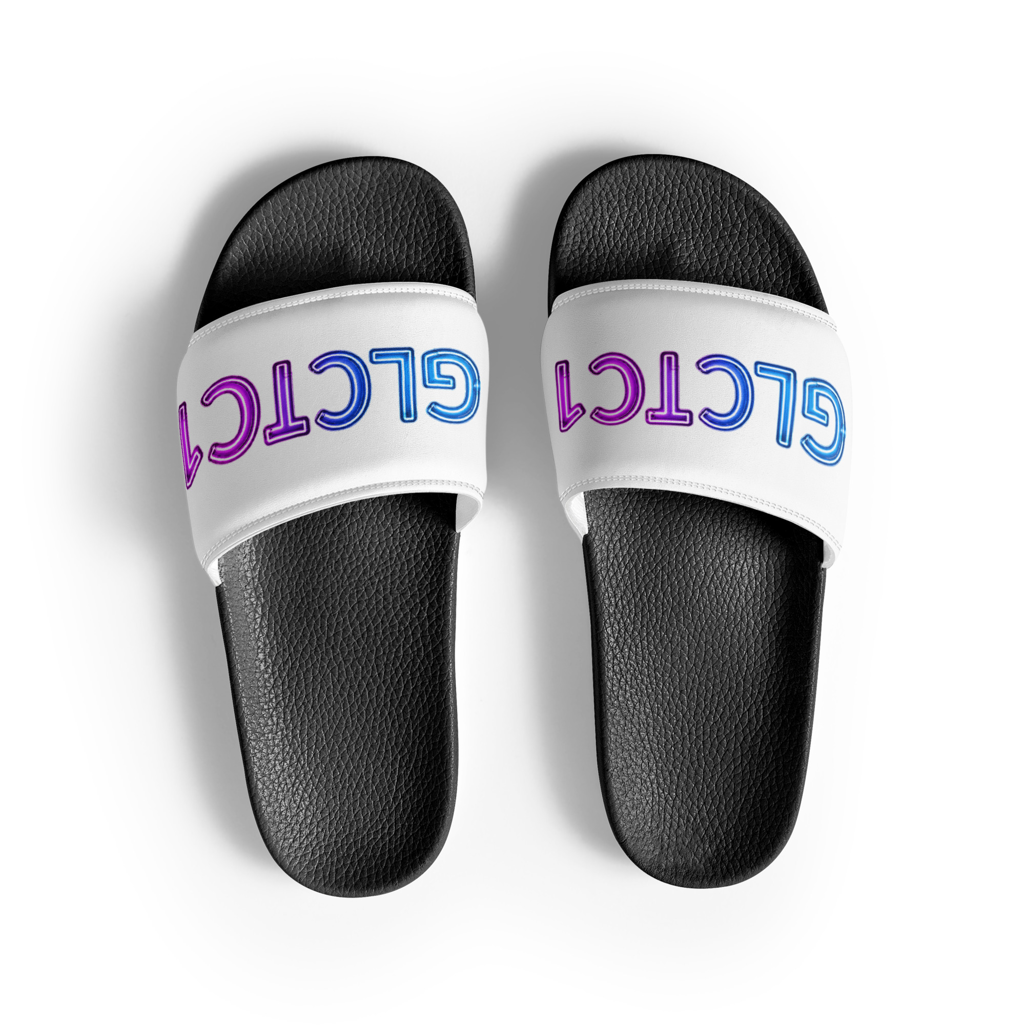 GLCTC1 Neon Men’s Slides - Image 2