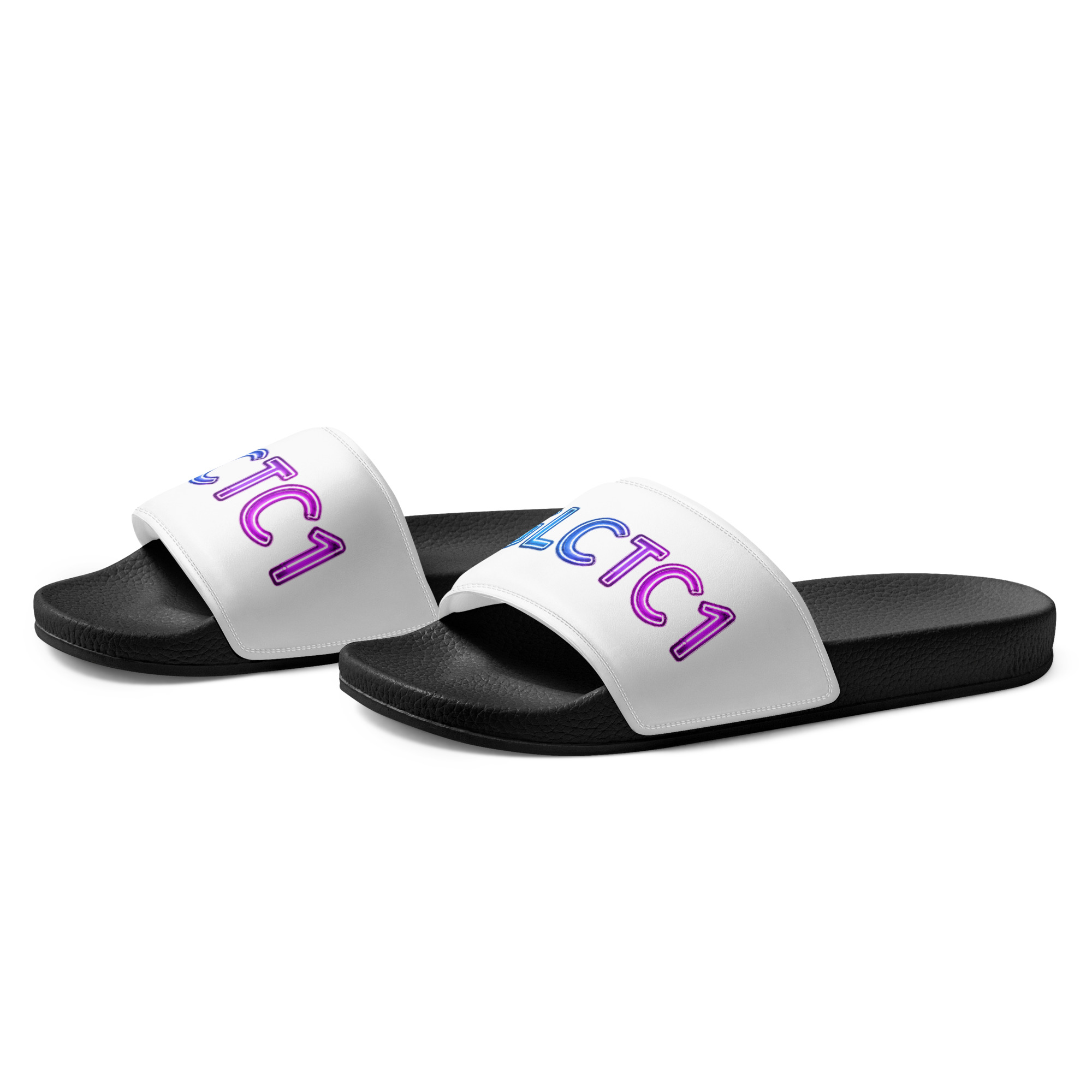 GLCTC1 Neon Men’s Slides - Image 4
