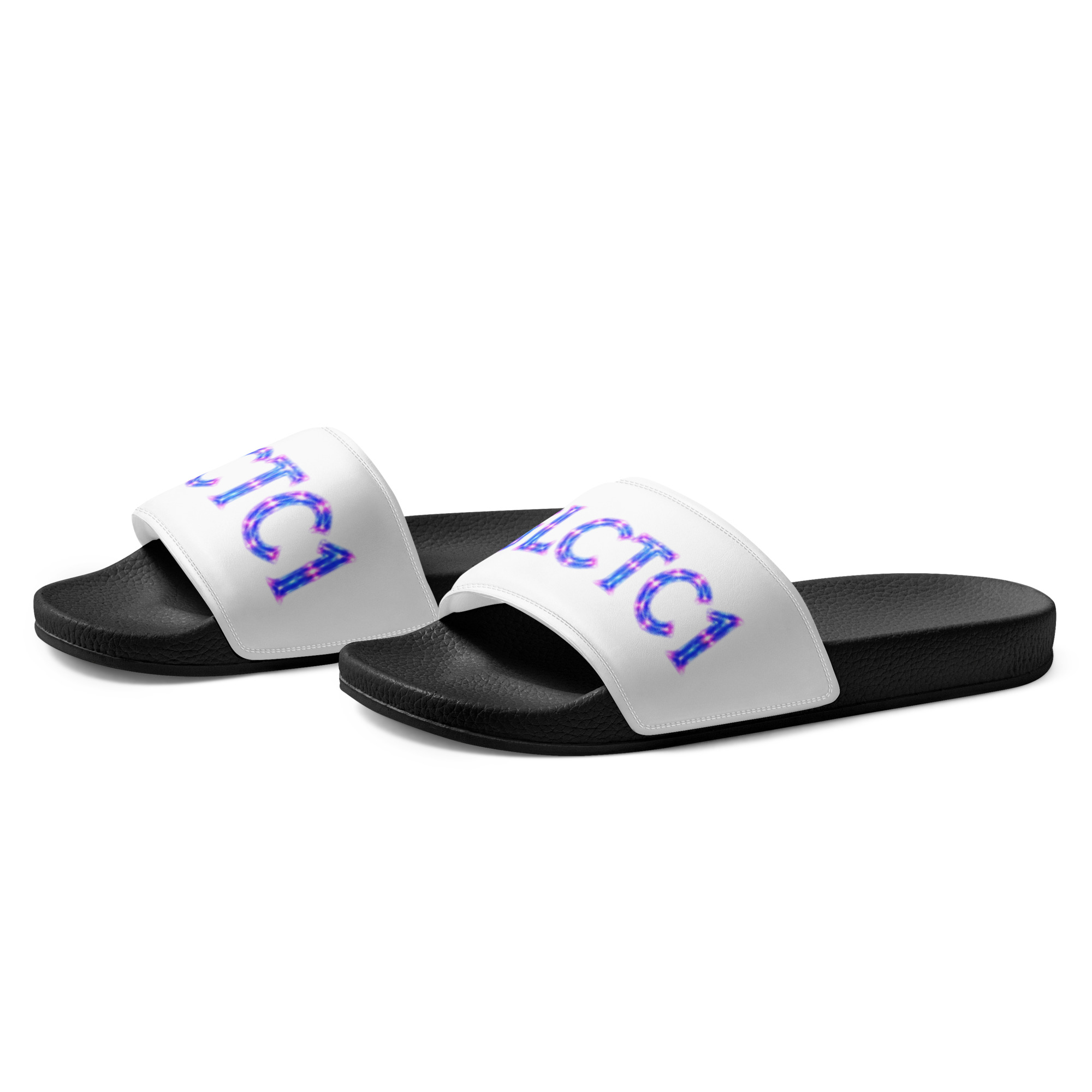 GLCTC1 Light Codes Men’s slides - Image 4