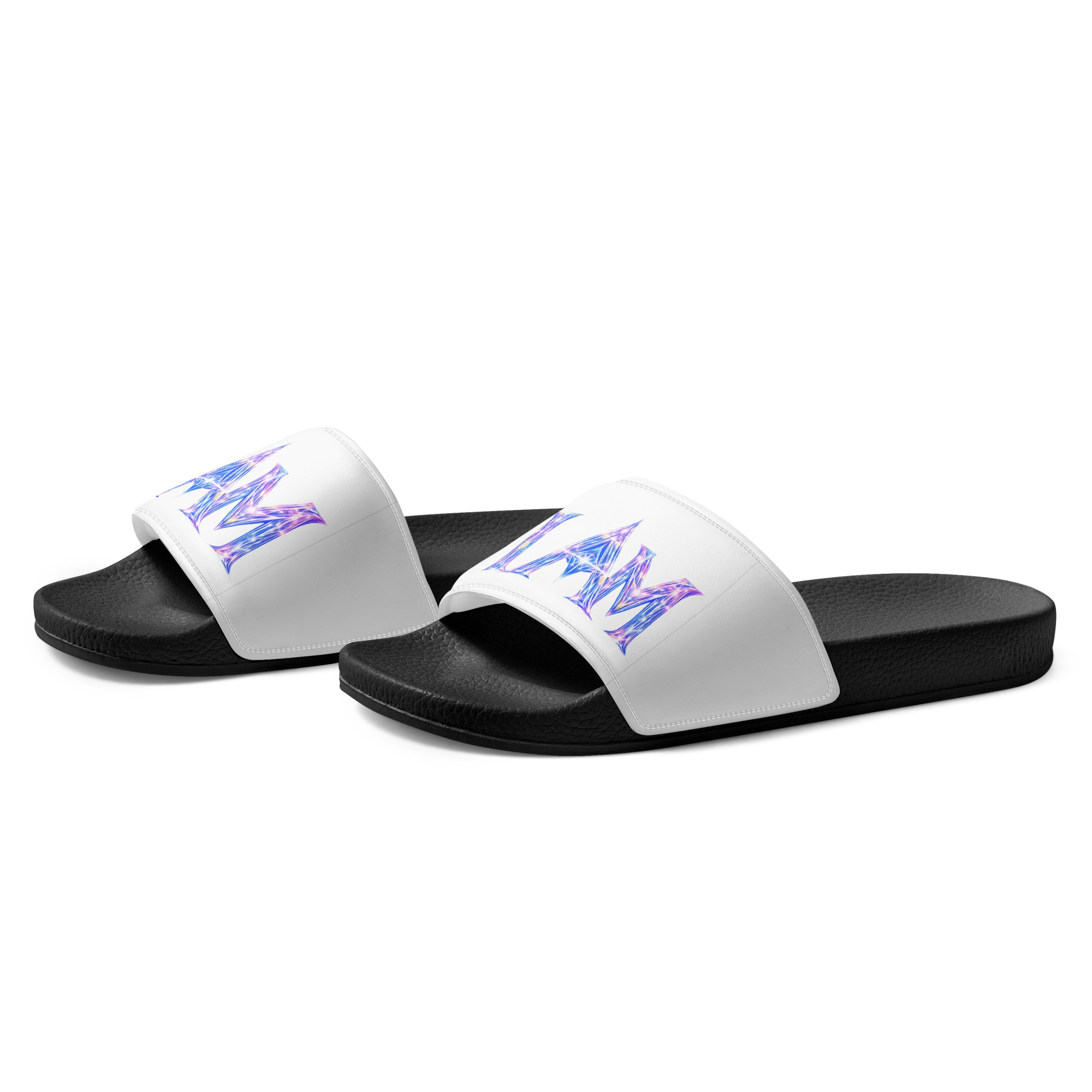 I AM Light Codes Men’s Slides - Image 4