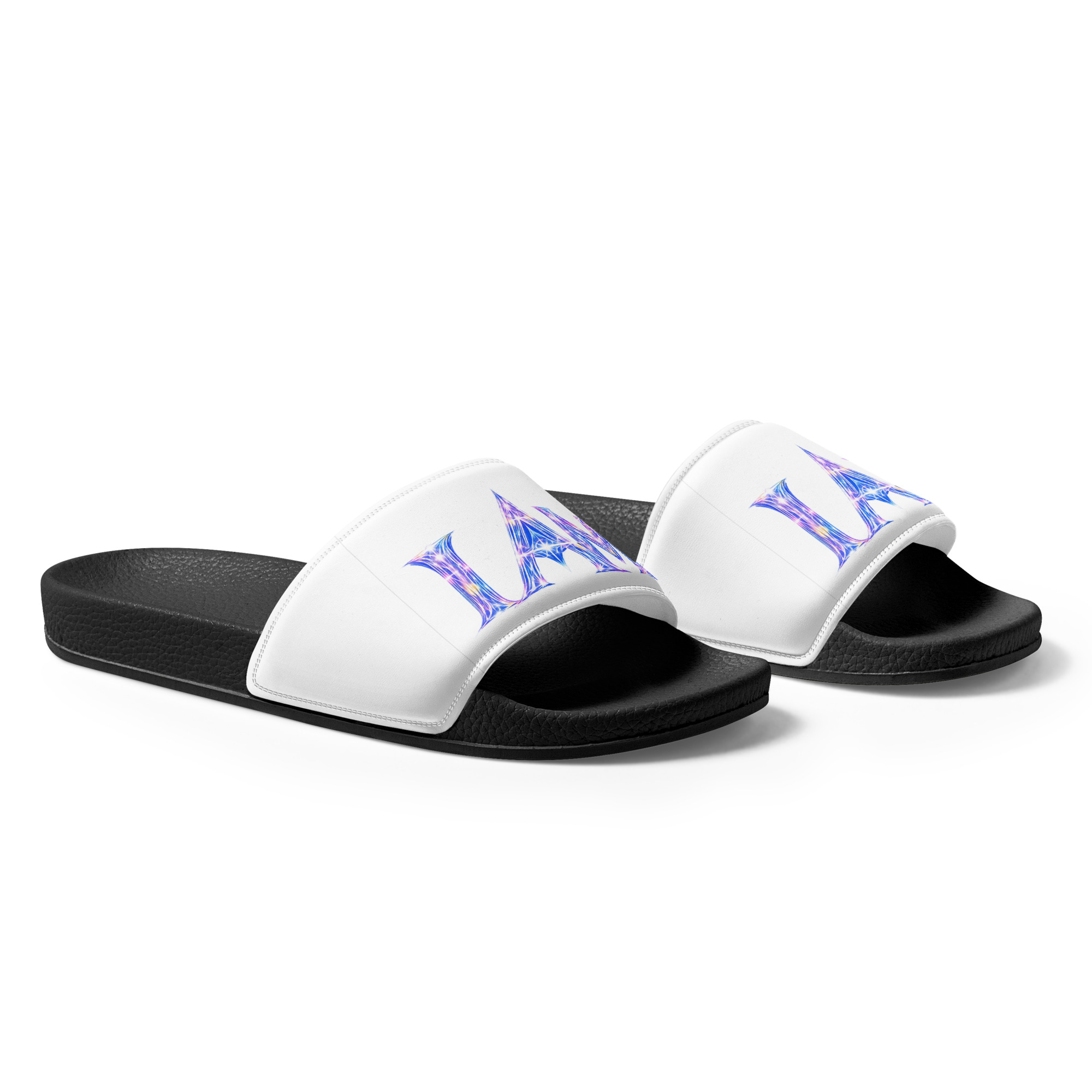 I AM Light Codes Men’s Slides - Image 6