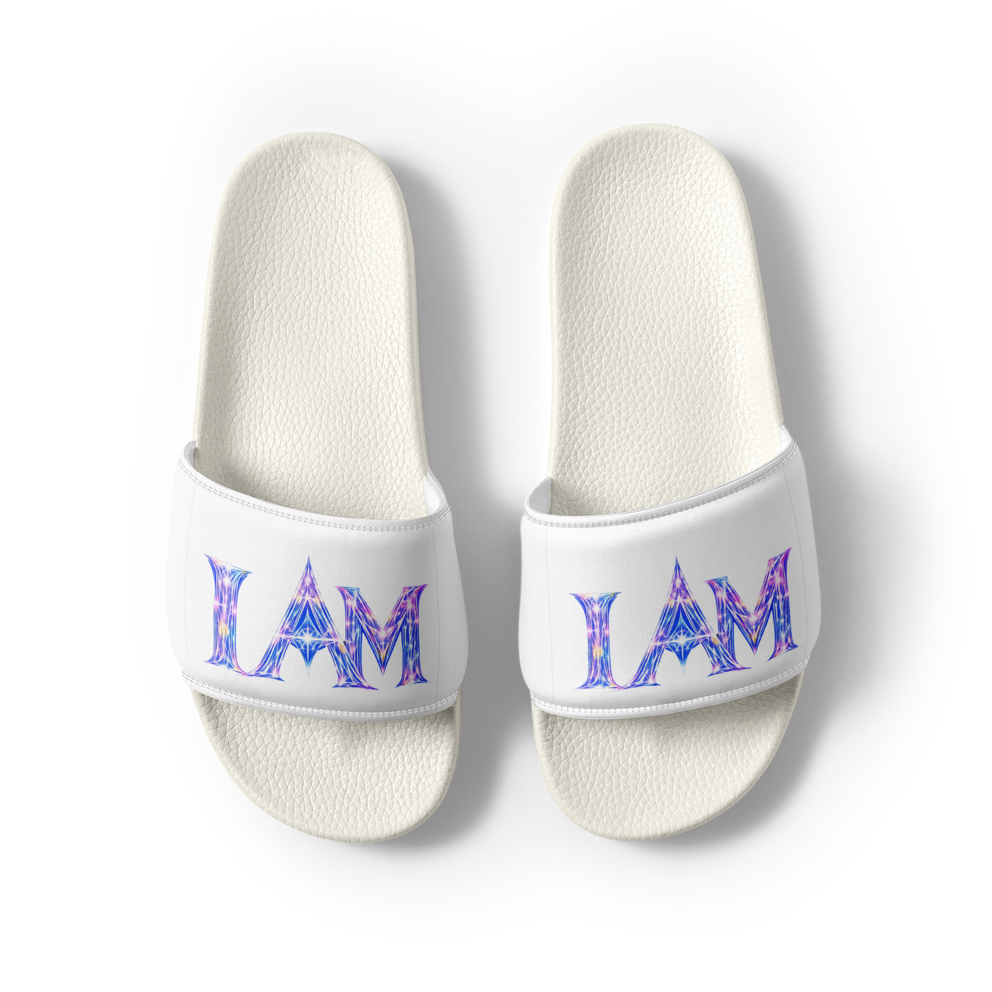 I AM Light Codes Men’s Slides - Image 8