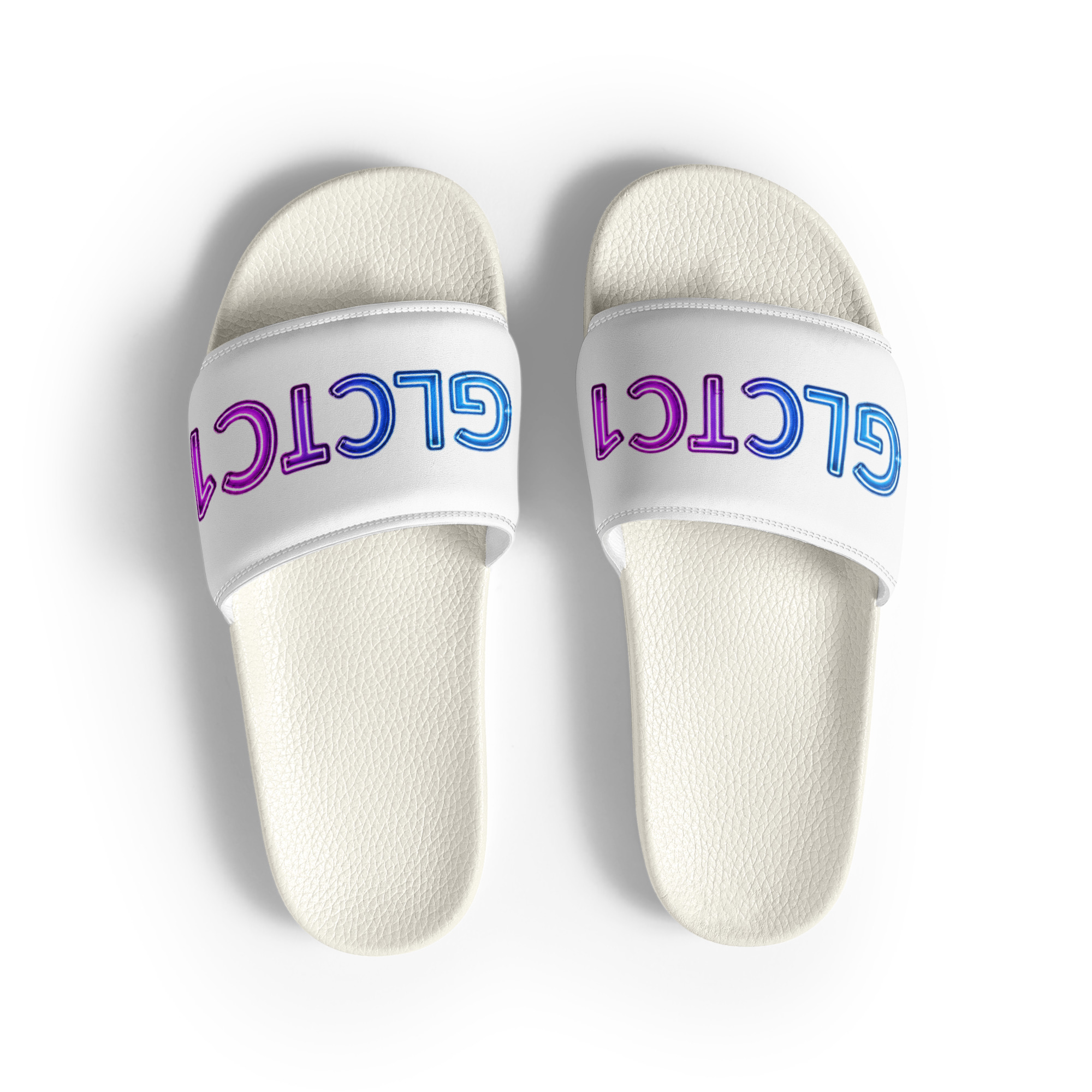 GLCTC1 Neon Men’s Slides - Image 3