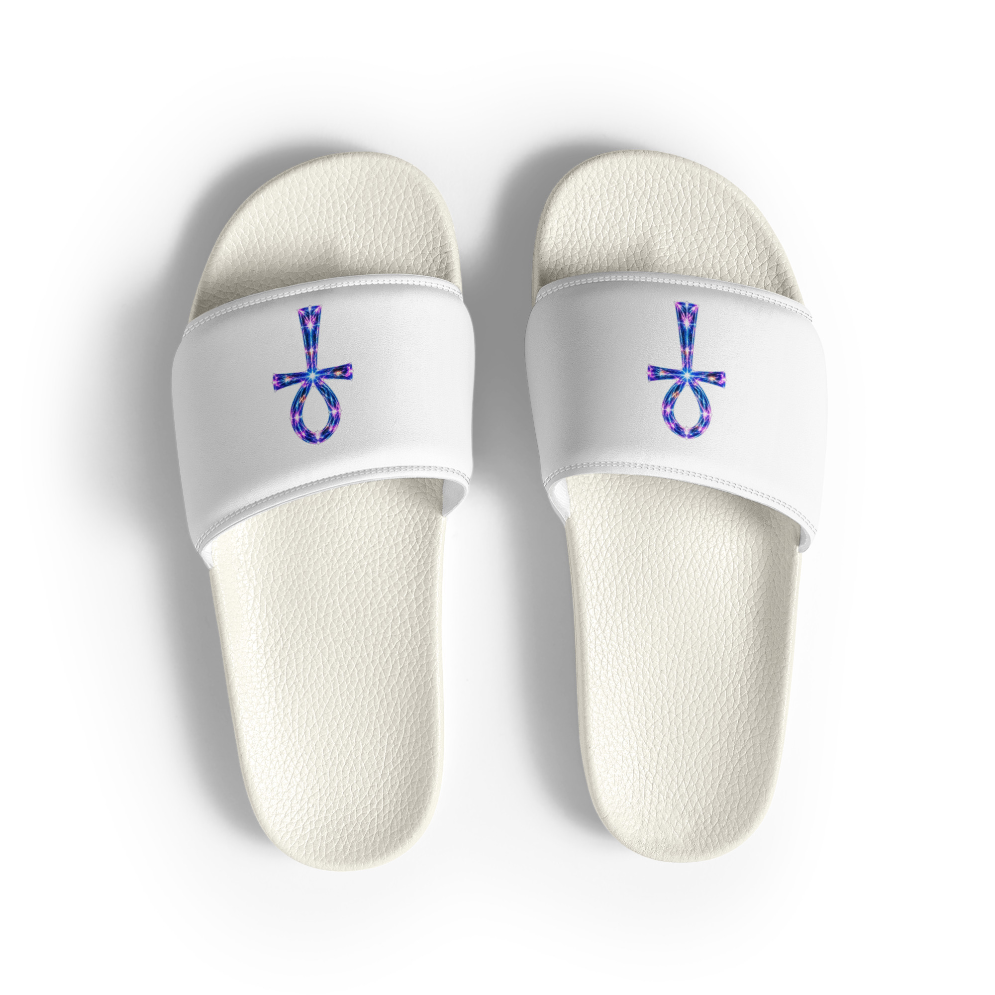Ankh Light Codes Men's Slides - Image 3