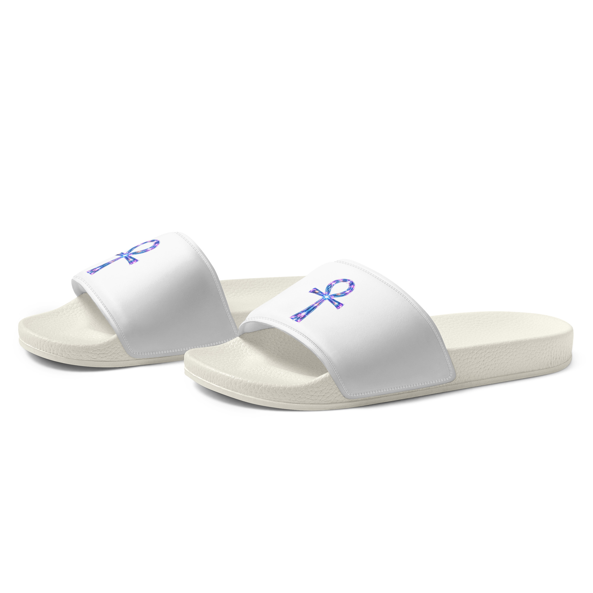 Ankh Light Codes Men's Slides - Image 5