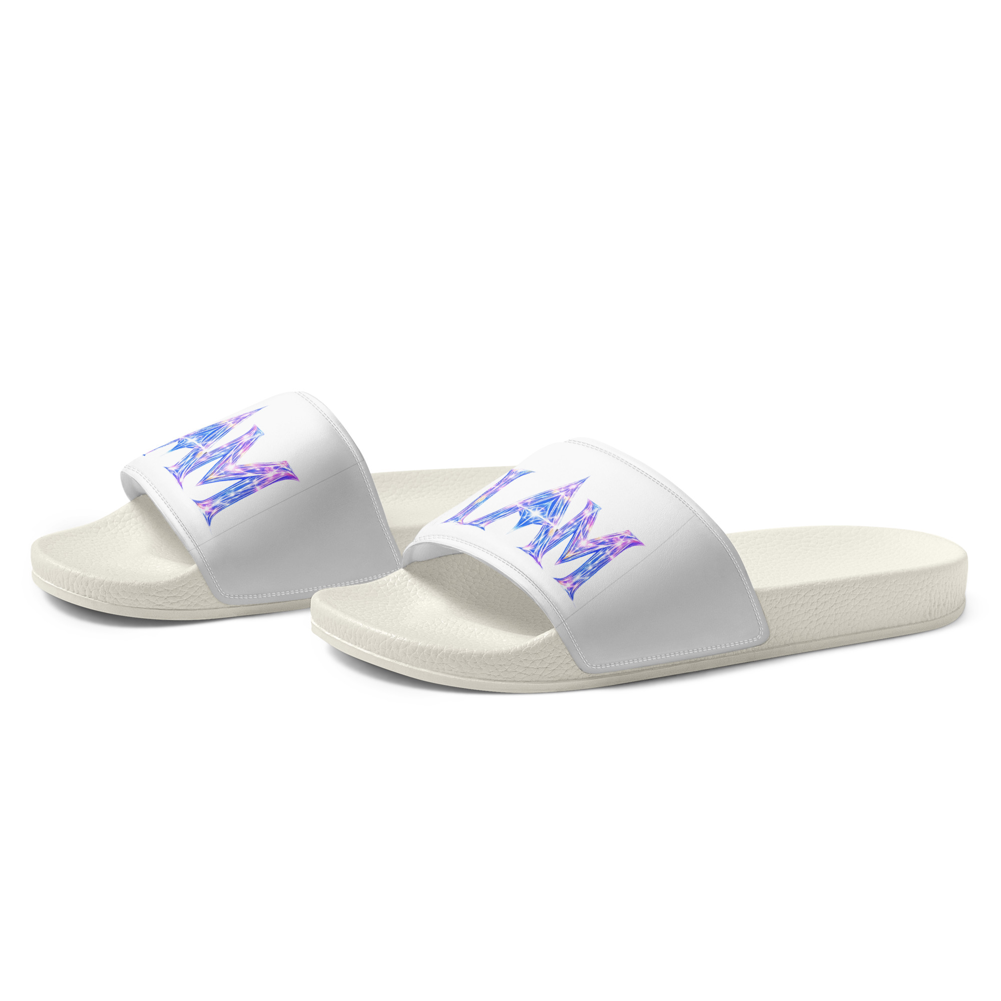 I AM Light Codes Men’s Slides - Image 5
