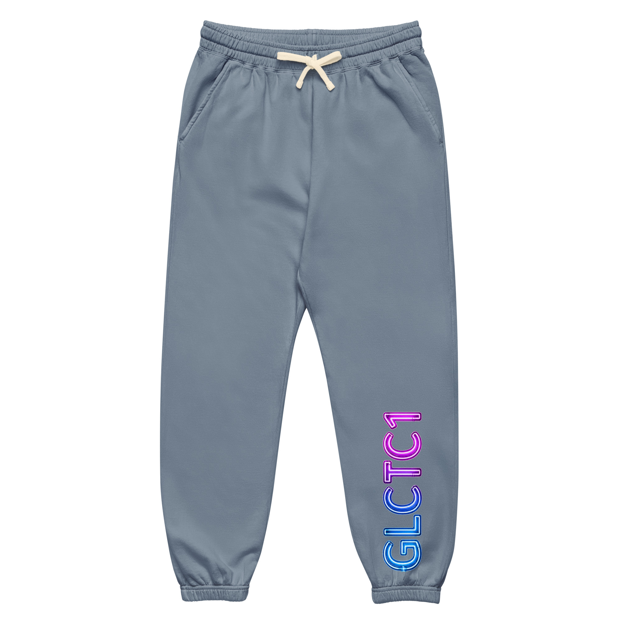 GLCTC1 Neon Unisex Fleece Sweatpants 001 - Image 3