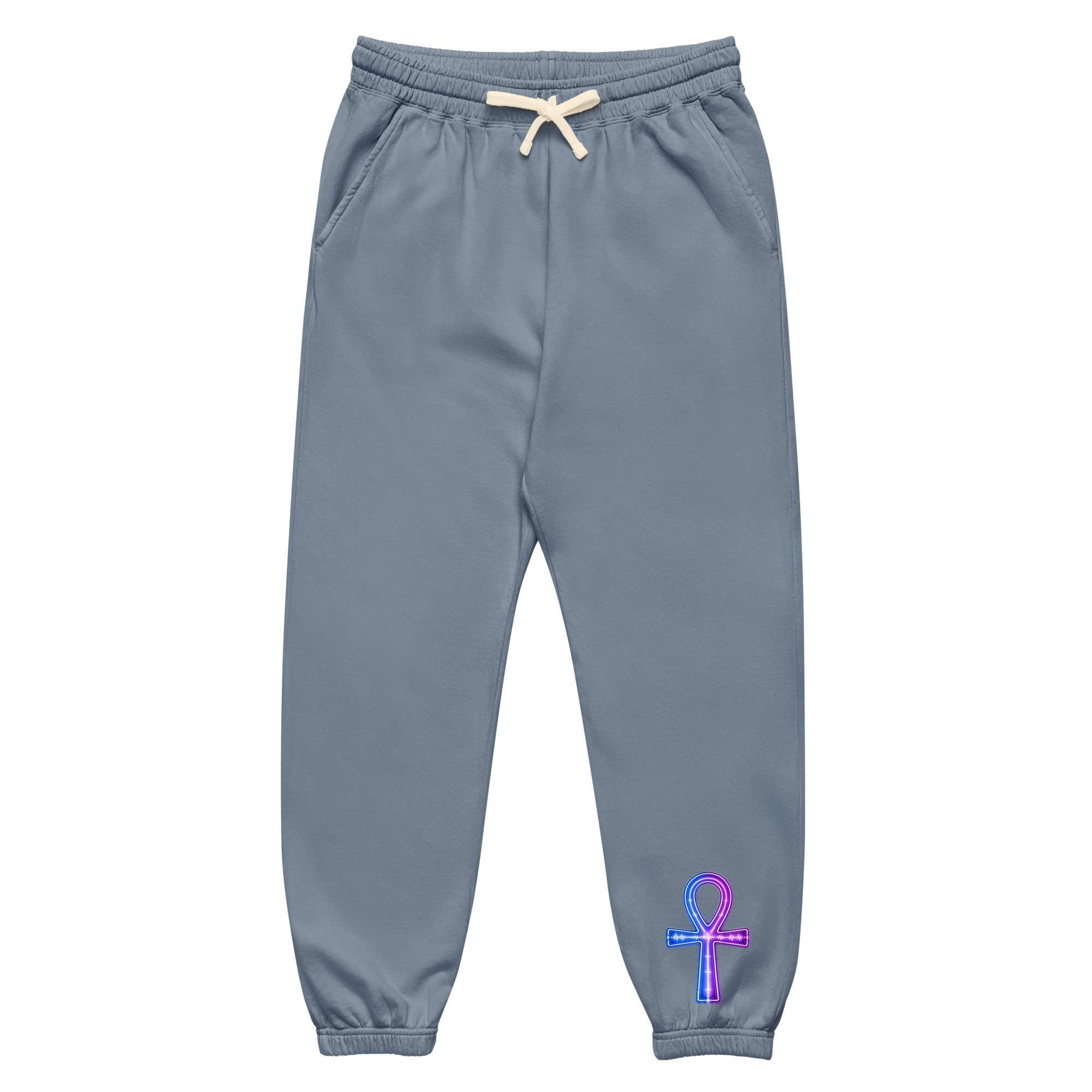 Ankh Neon Unisex Fleece Sweatpants 001