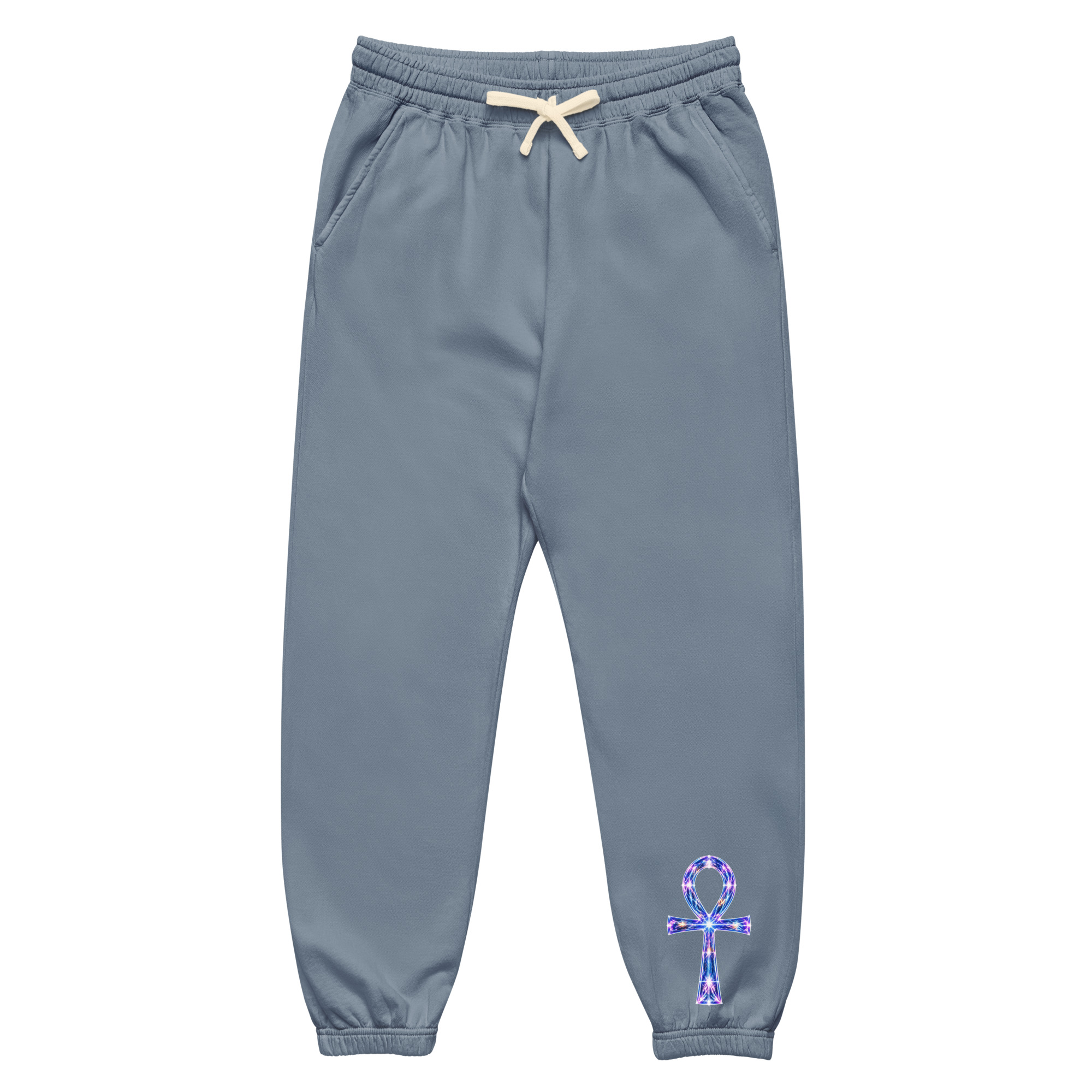 Ankh Light Codes Unisex Fleece Sweatpants 001 - Image 4
