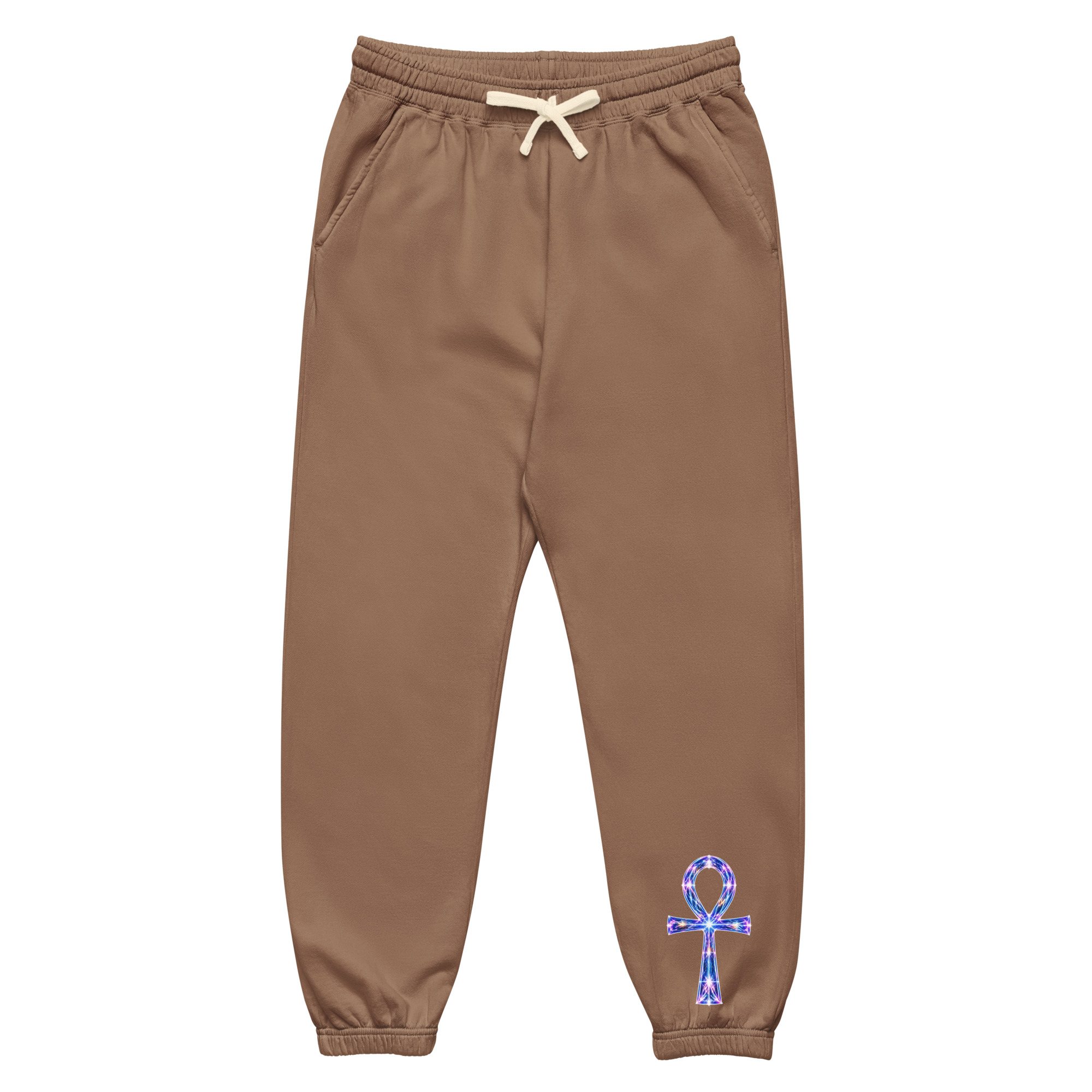 Ankh Light Codes Unisex Fleece Sweatpants 001 - Image 3