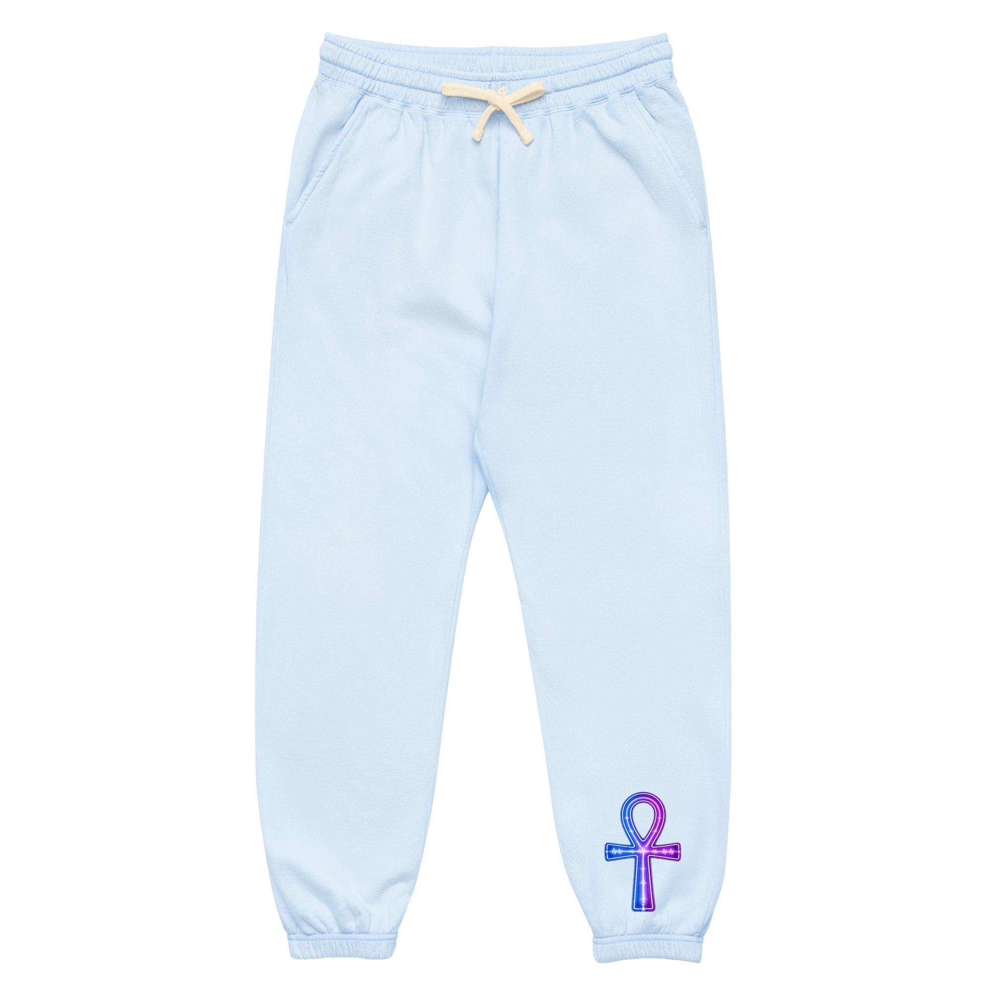 Ankh Neon Unisex Fleece Sweatpants 001 - Image 5