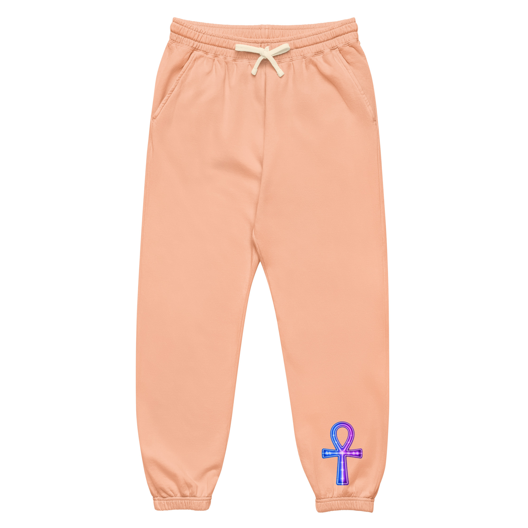 Ankh Neon Unisex Fleece Sweatpants 001 - Image 4