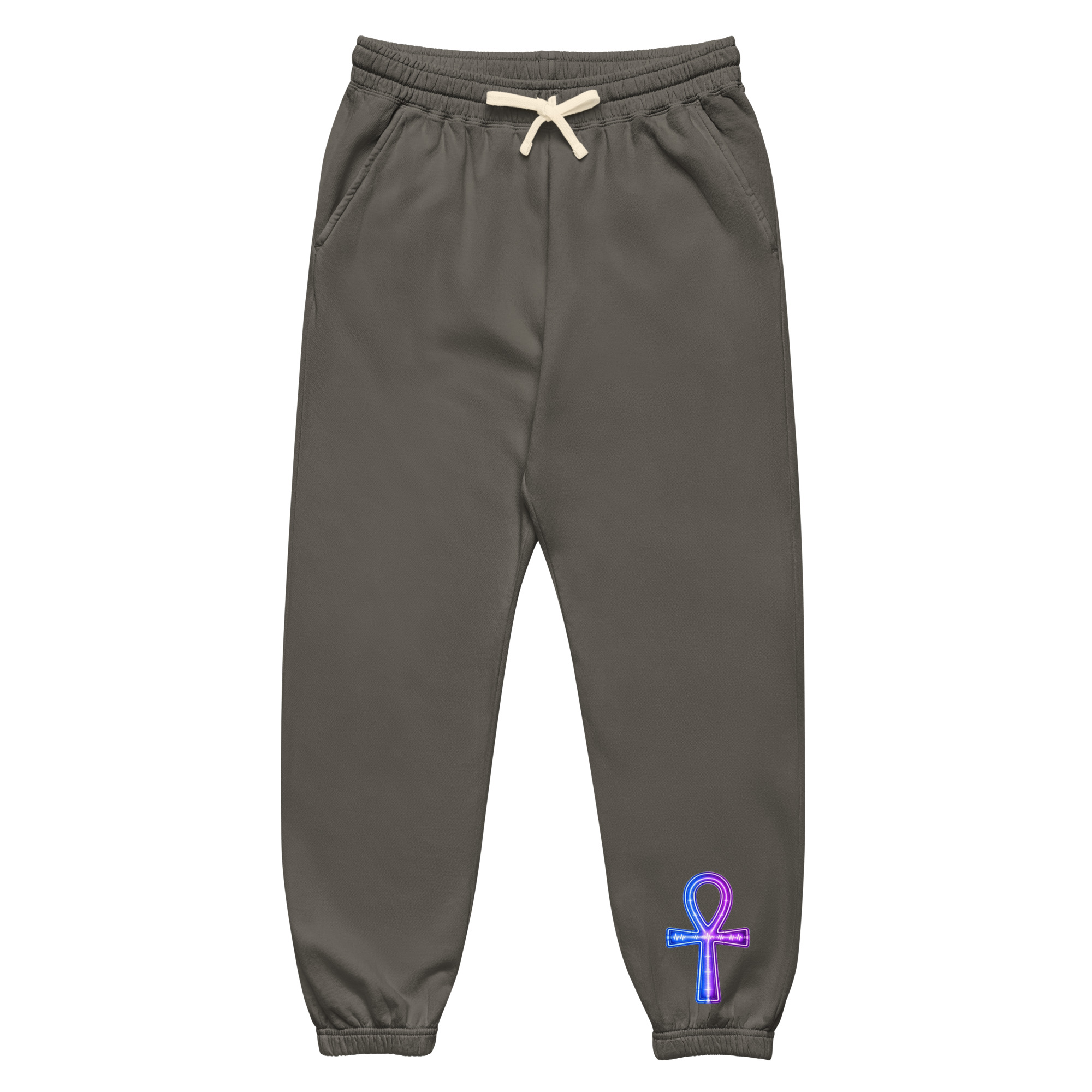 Ankh Neon Unisex Fleece Sweatpants 001 - Image 2
