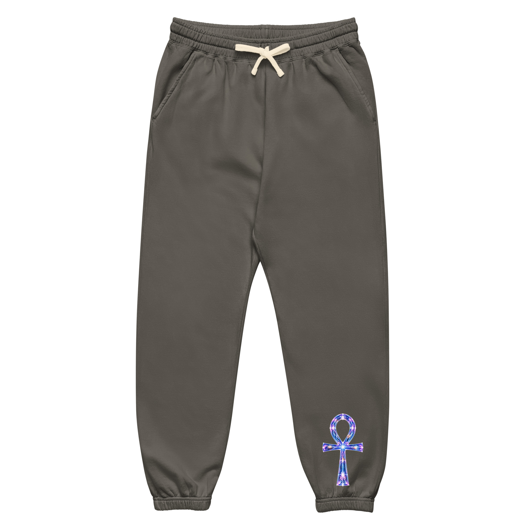 Ankh Light Codes Unisex Fleece Sweatpants 001 - Image 2