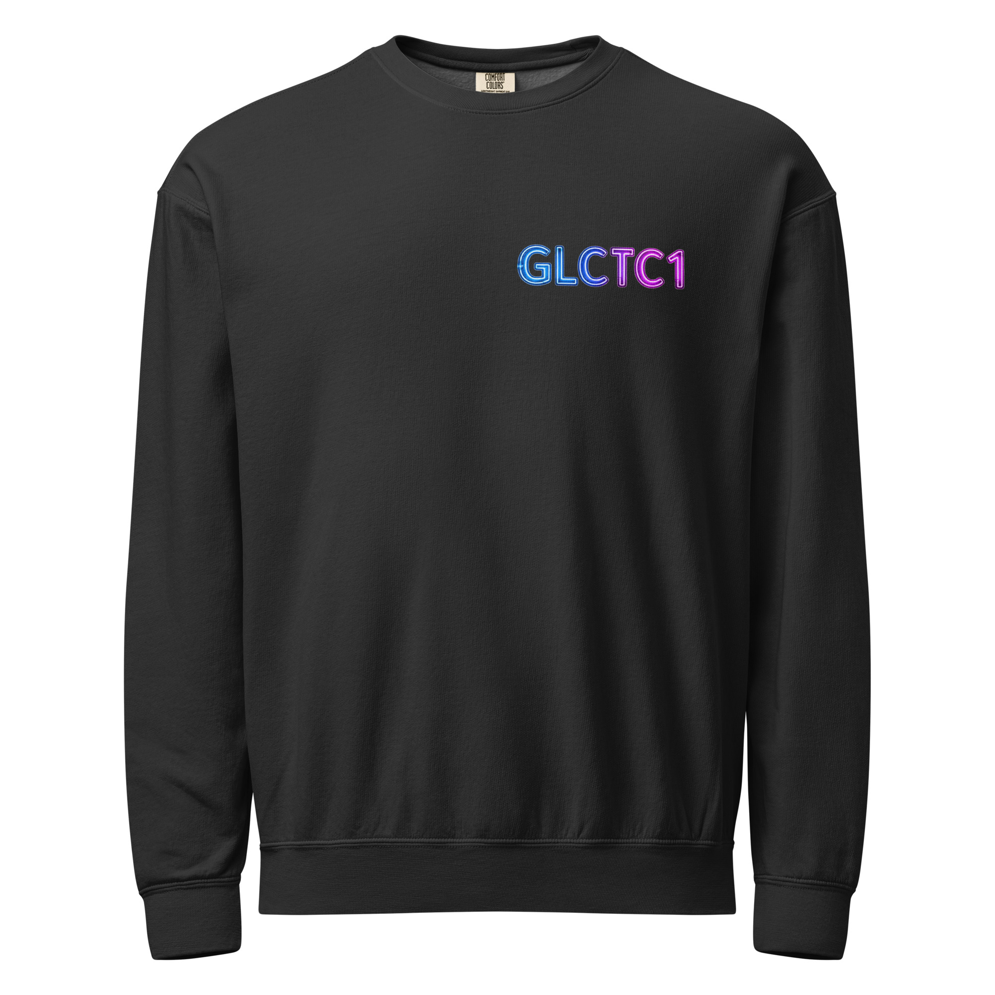 GLCTC1 Neon Unisex Fleece Crewneck Sweatshirt 002 - Image 2