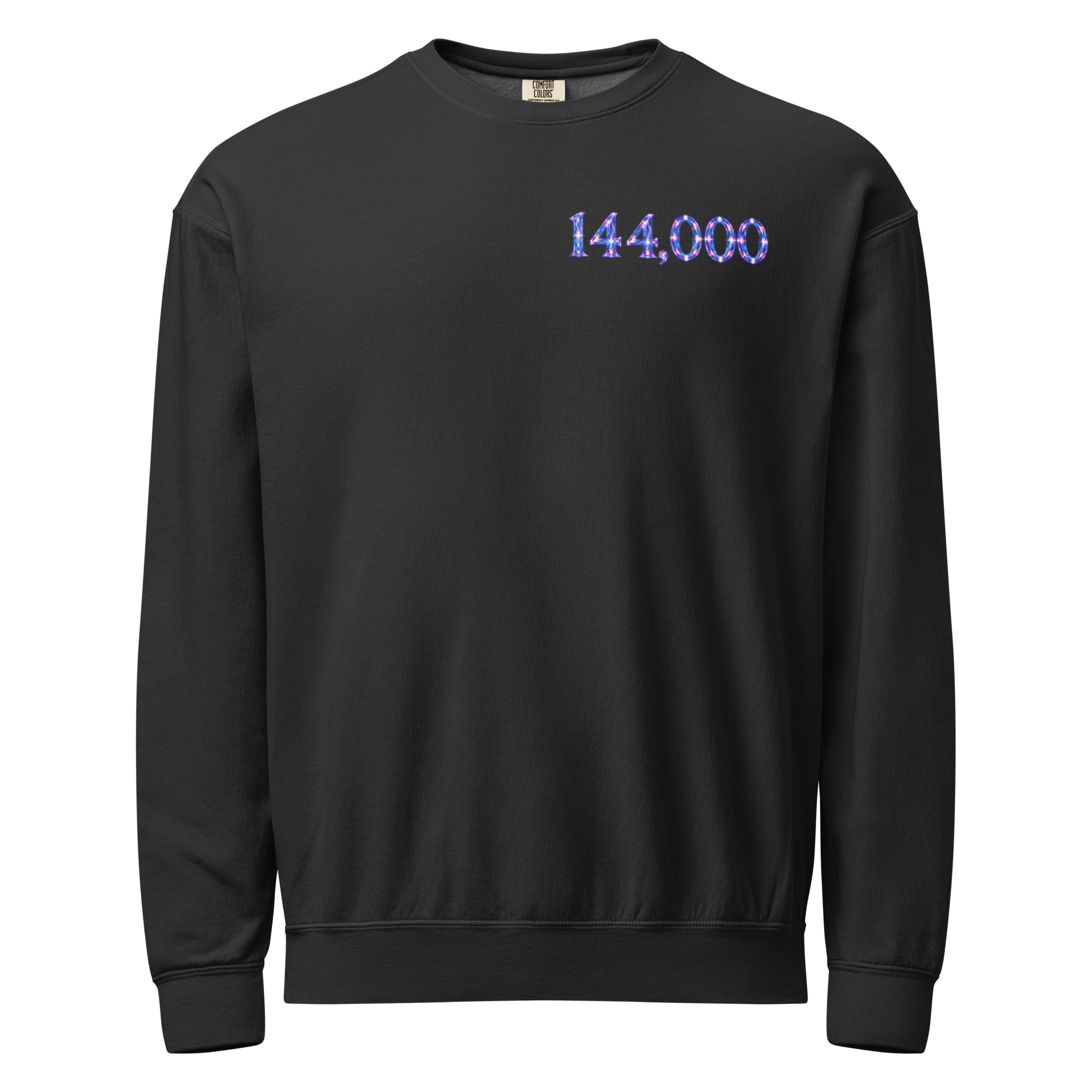 144,000 Light Codes Fleece Crewneck Sweatshirt 002 - Image 2