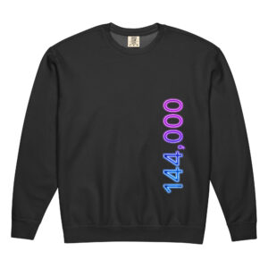 144,000 Neon Fleece Unisex Crewneck Sweatshirt 003