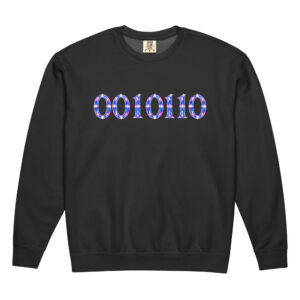0010110 Light Codes Unisex Fleece Crewneck Sweatshirt 001