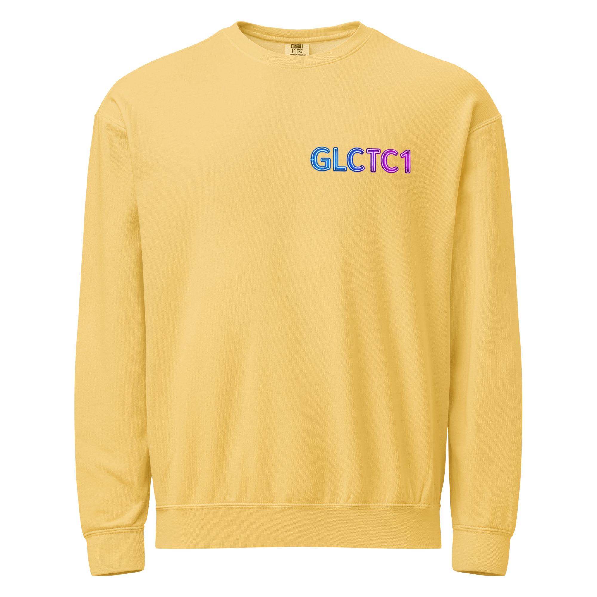 GLCTC1 Neon Unisex Fleece Crewneck Sweatshirt 002 - Image 9