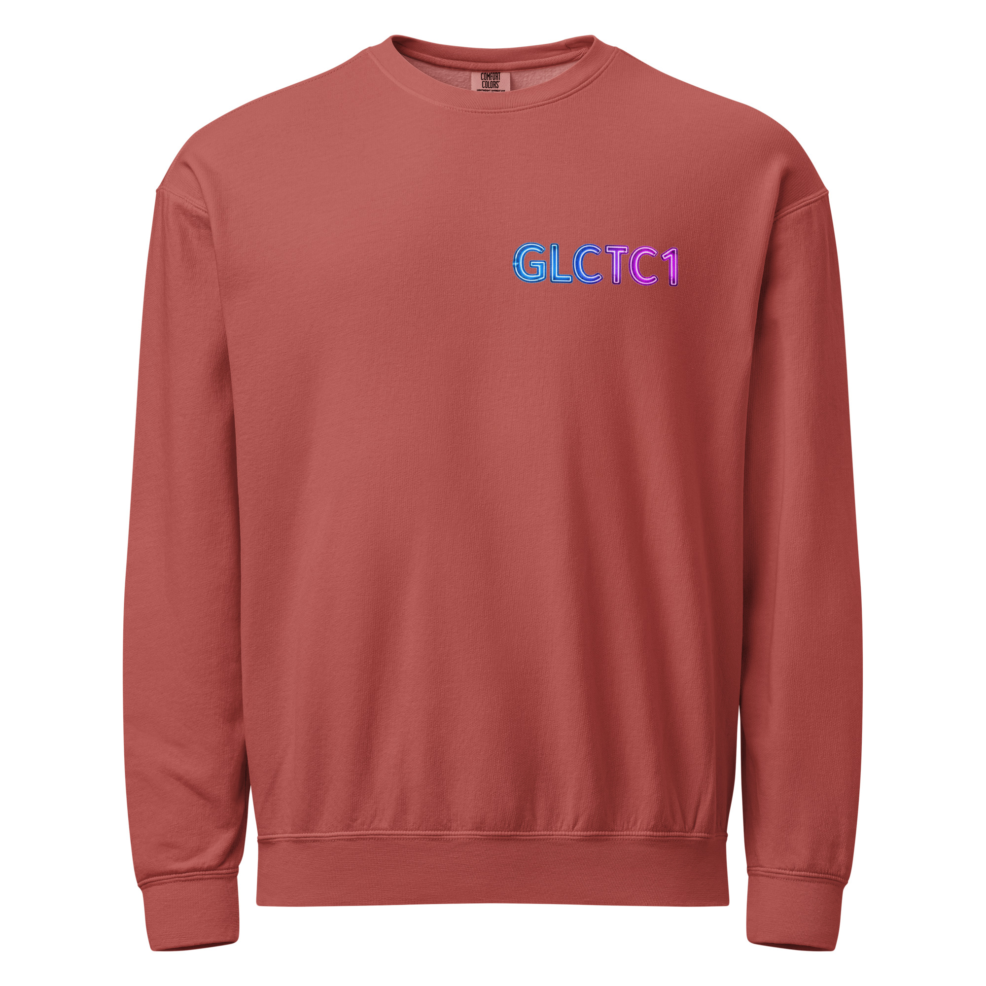 GLCTC1 Neon Unisex Fleece Crewneck Sweatshirt 002 - Image 4