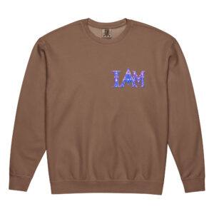I AM Light Codes Unisex Fleece Crewneck Sweatshirt 002