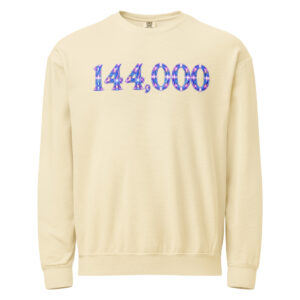 144,000 Light Codes Fleece Crewneck Sweatshirt 001
