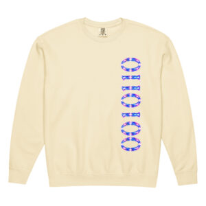 0010110 Light Codes Fleece Crewneck Sweatshirt 003