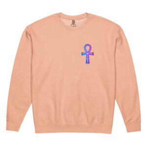 Ankh Neon Unisex Fleece Crewneck Sweatshirt 002
