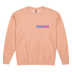 0010110 Neon Unisex Fleece Crewneck Sweatshirt 002