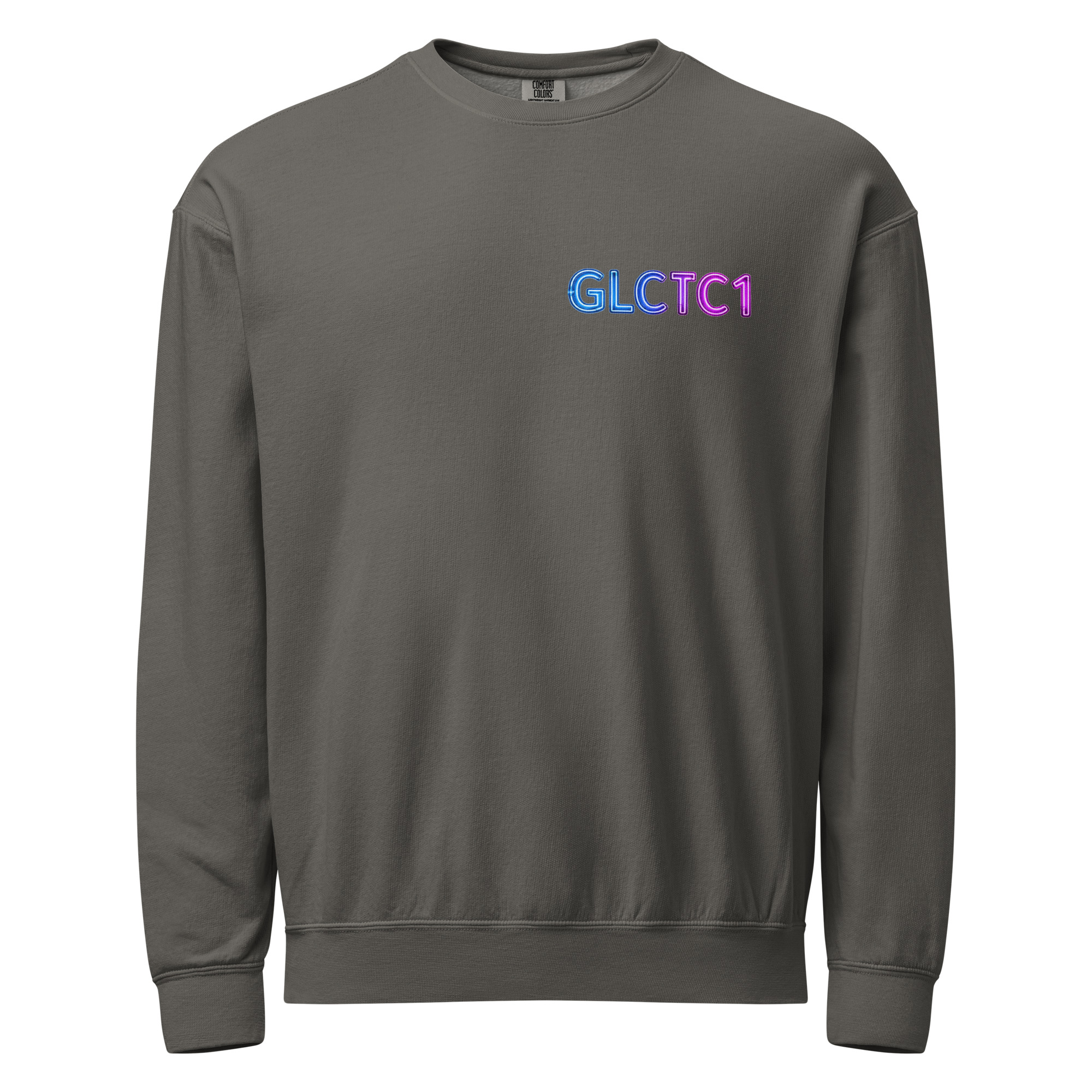 GLCTC1 Neon Unisex Fleece Crewneck Sweatshirt 002 - Image 3