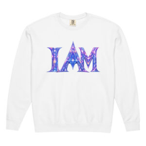 I AM Light Codes Unisex Fleece Crewneck Sweatshirt 001
