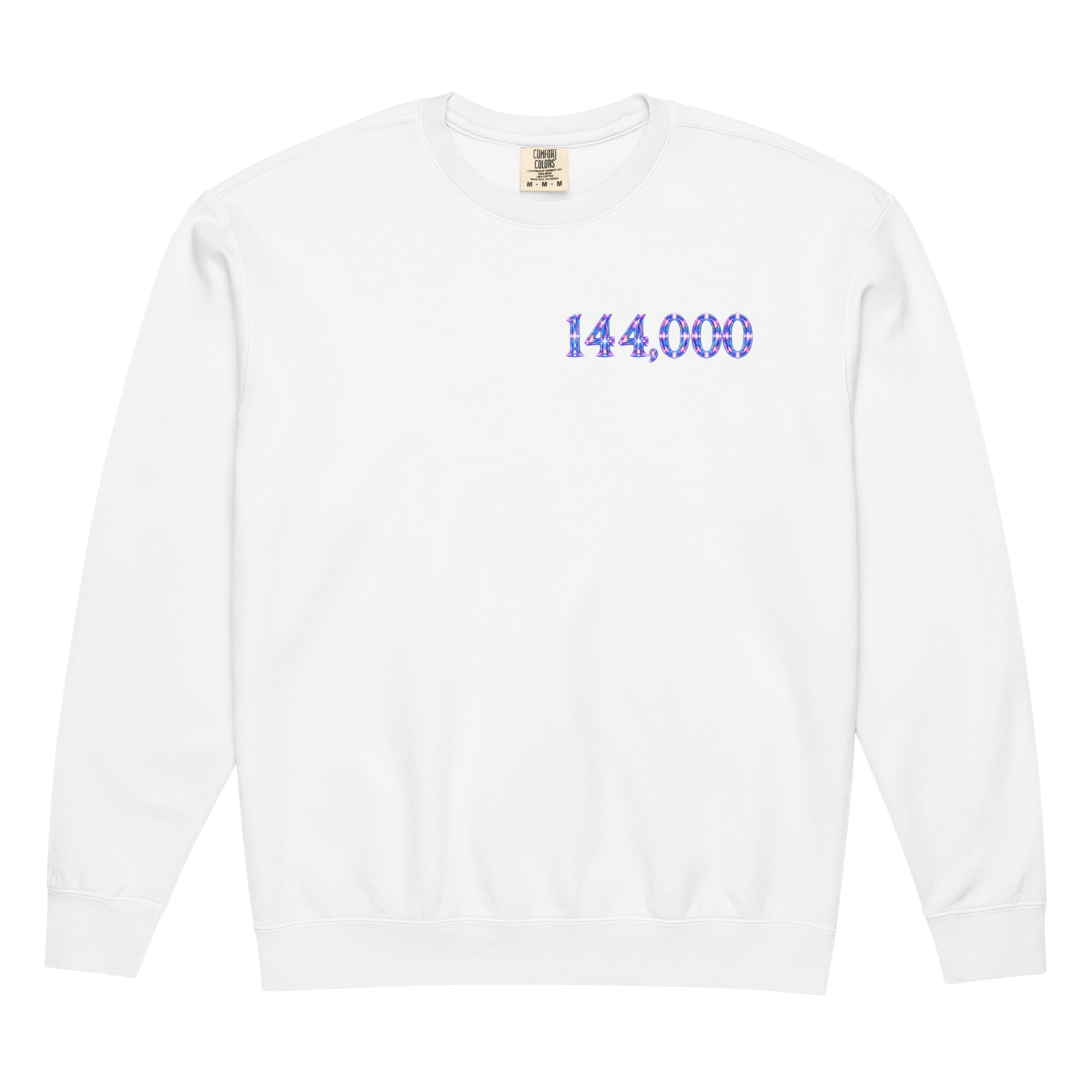 144,000 Light Codes Fleece Crewneck Sweatshirt 002 - Image 50