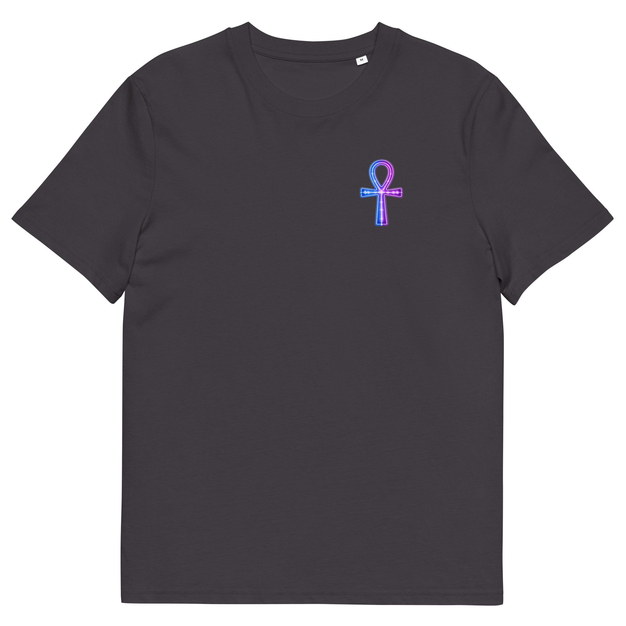 Ankh Neon Unisex Organic Cotton T-Shirt 002 - Image 66