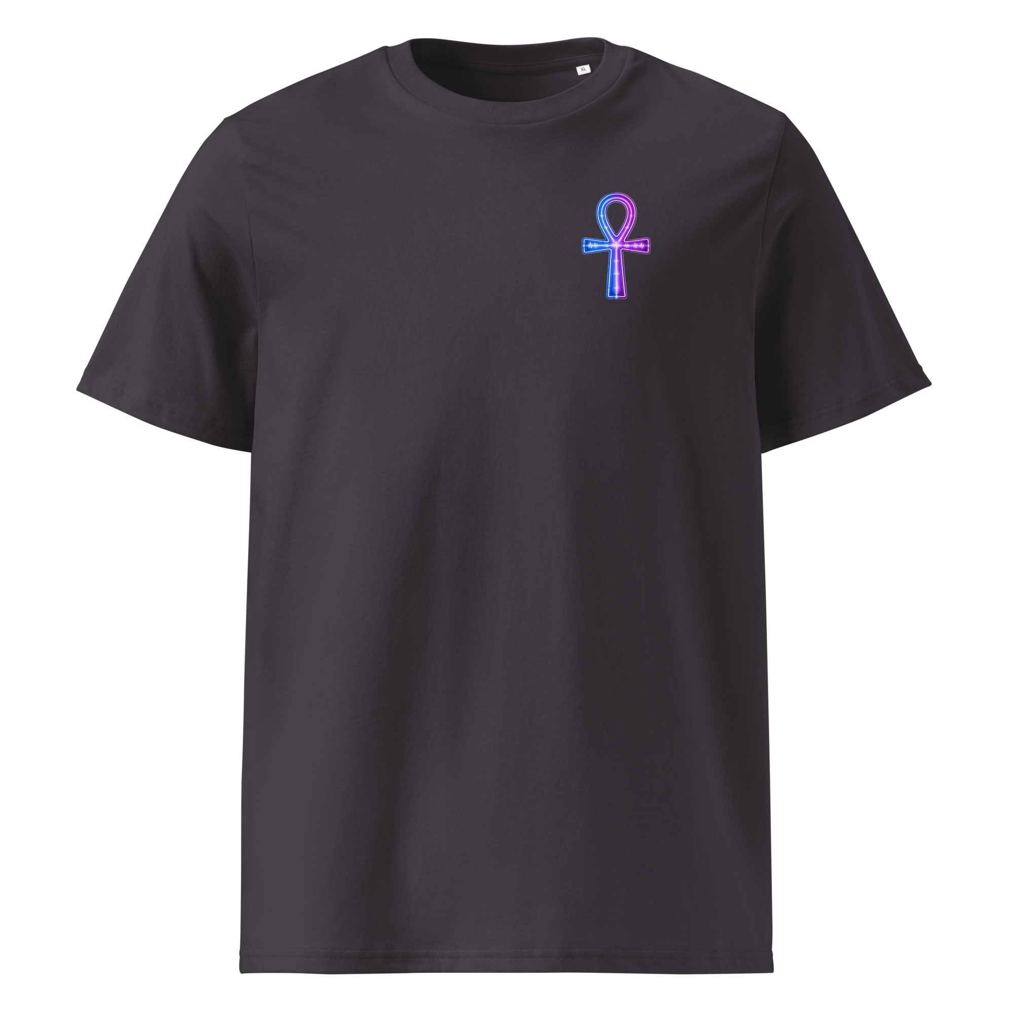 Ankh Neon Unisex Organic Cotton T-Shirt 002 - Image 6