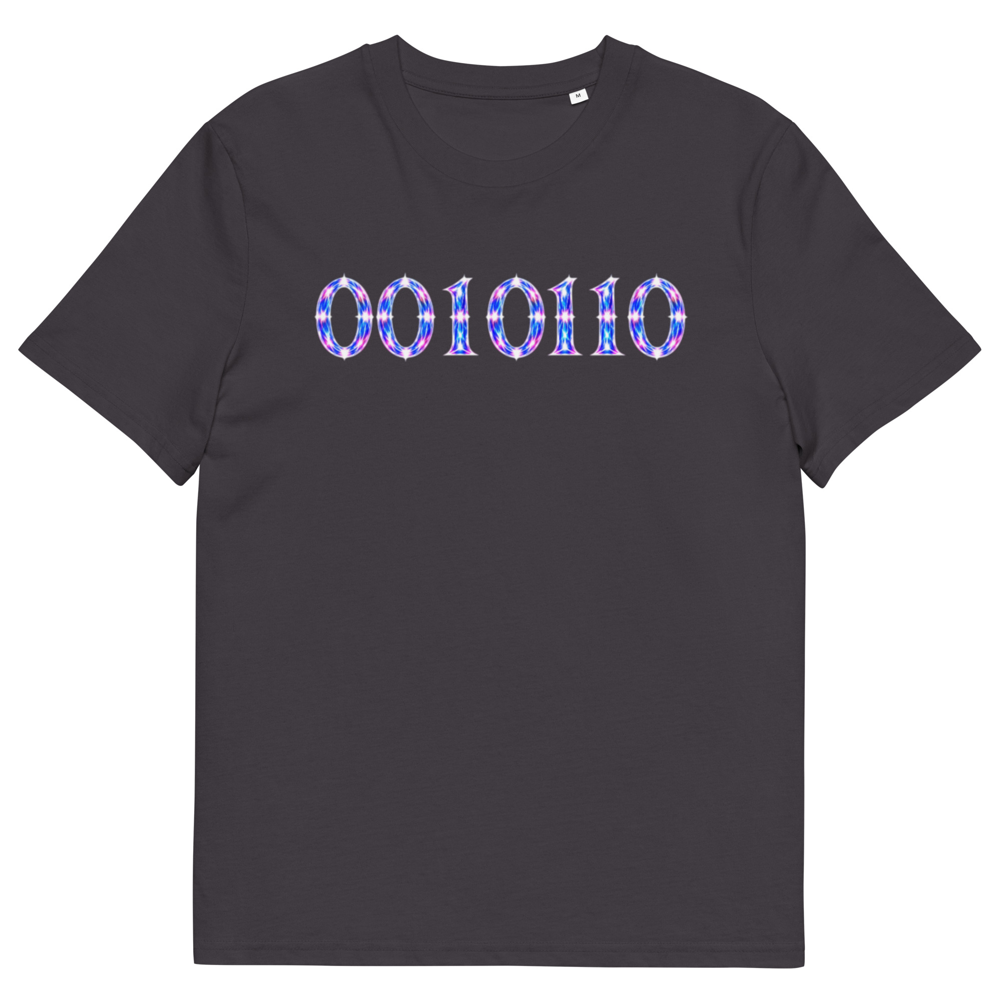 0010110 Light Codes Unisex Organic Cotton T-Shirt 001 - Image 66