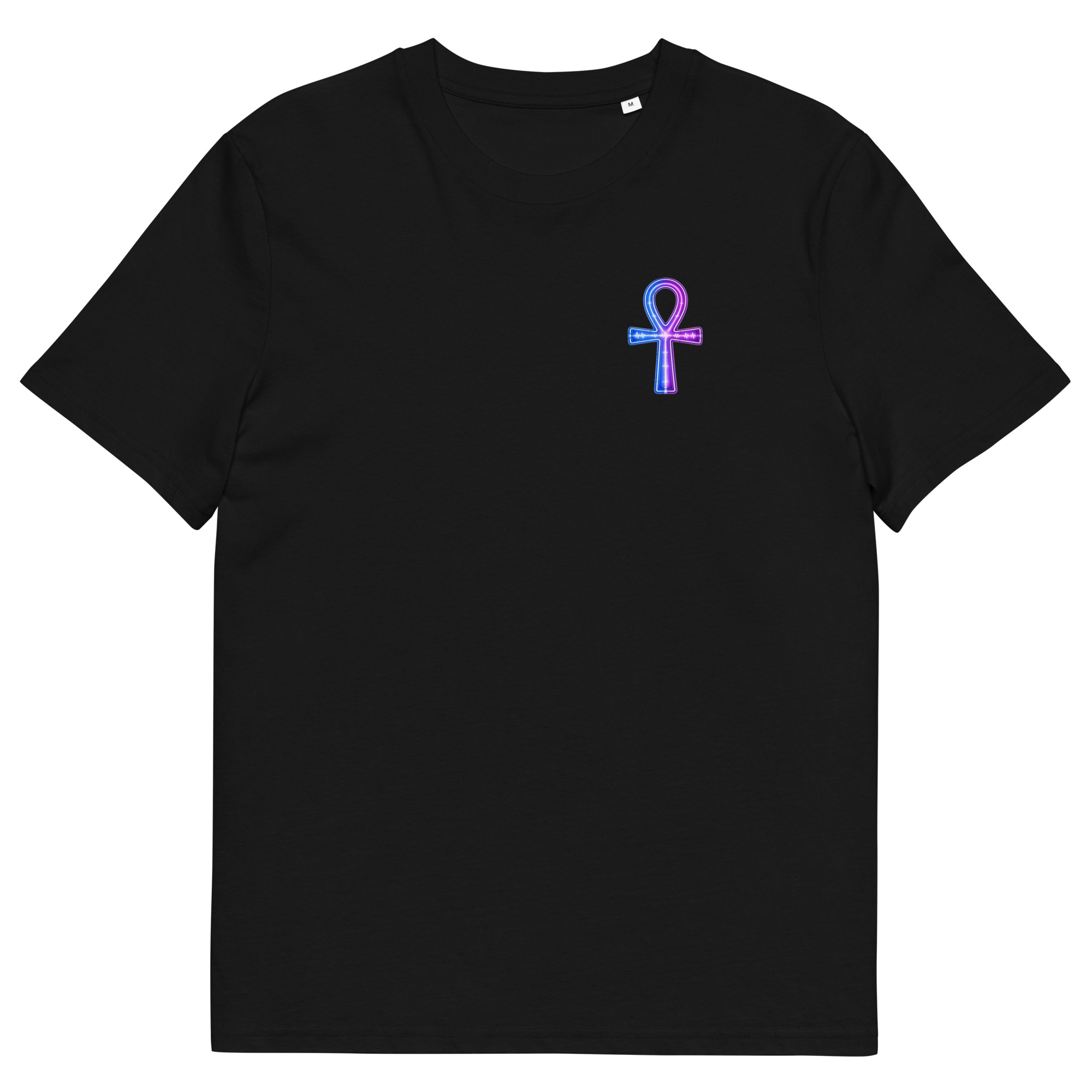Ankh Neon Unisex Organic Cotton T-Shirt 002 - Image 62