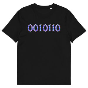 0010110 Light Codes Unisex Organic Cotton T-Shirt 001