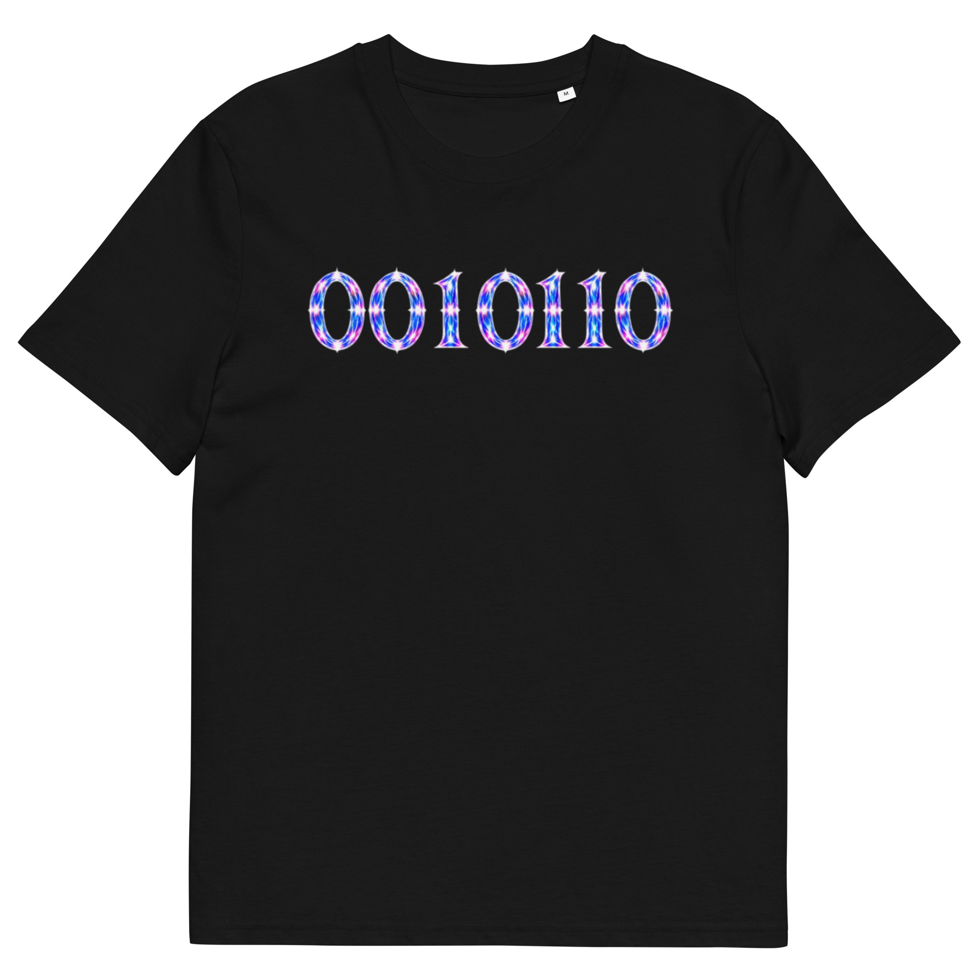 0010110 Light Codes Unisex Organic Cotton T-Shirt 001