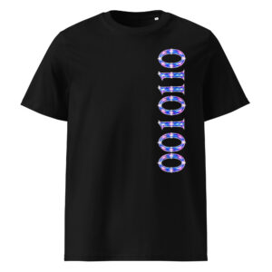 0010110 Light Codes Unisex Organic Cotton T-Shirt 003