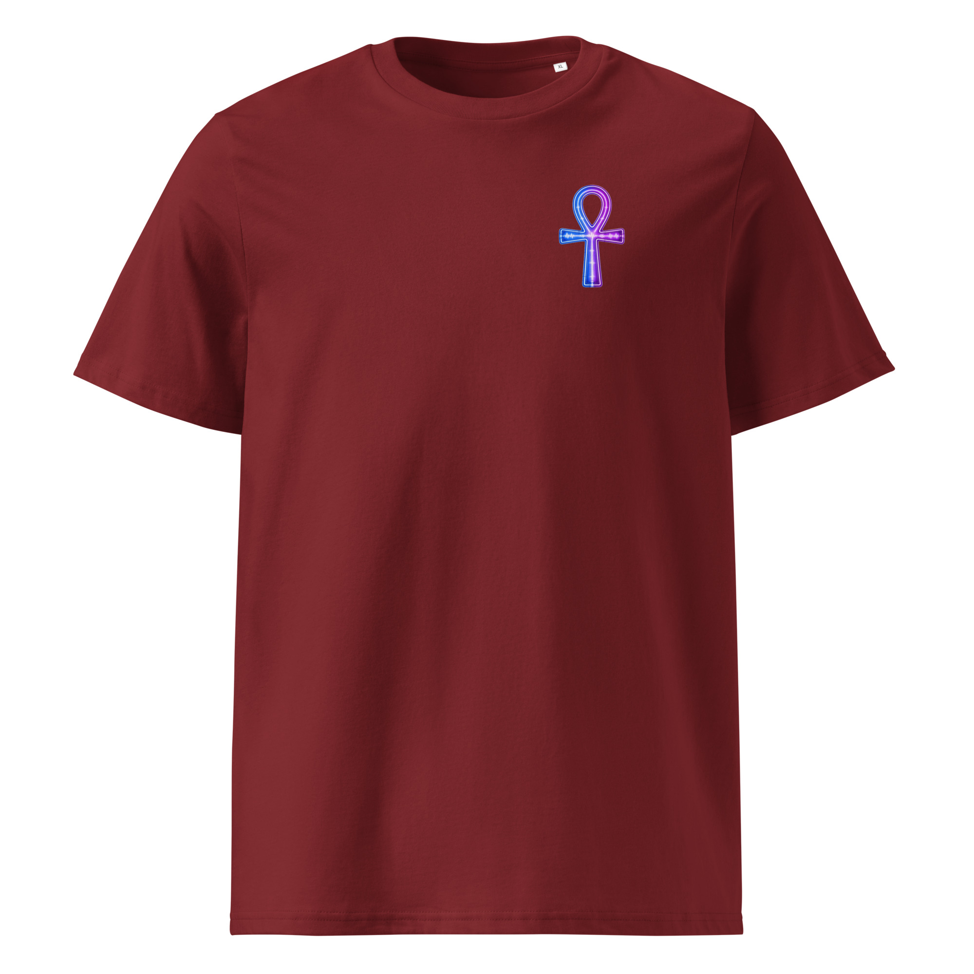 Ankh Neon Unisex Organic Cotton T-Shirt 002 - Image 5