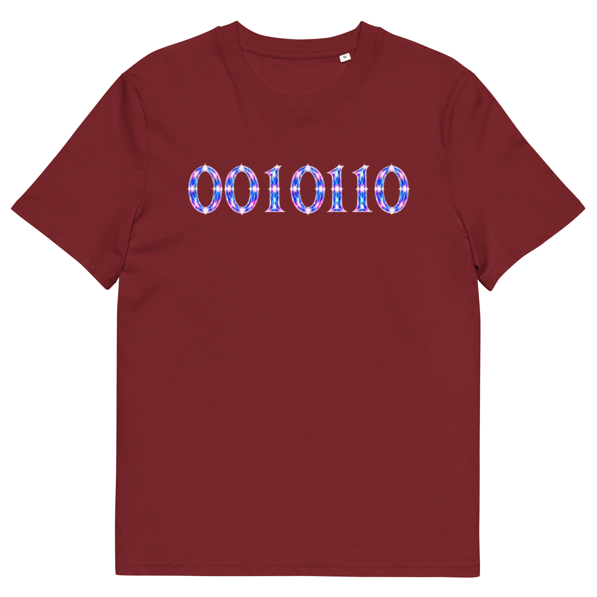 0010110 Light Codes Unisex Organic Cotton T-Shirt 001 - Image 65