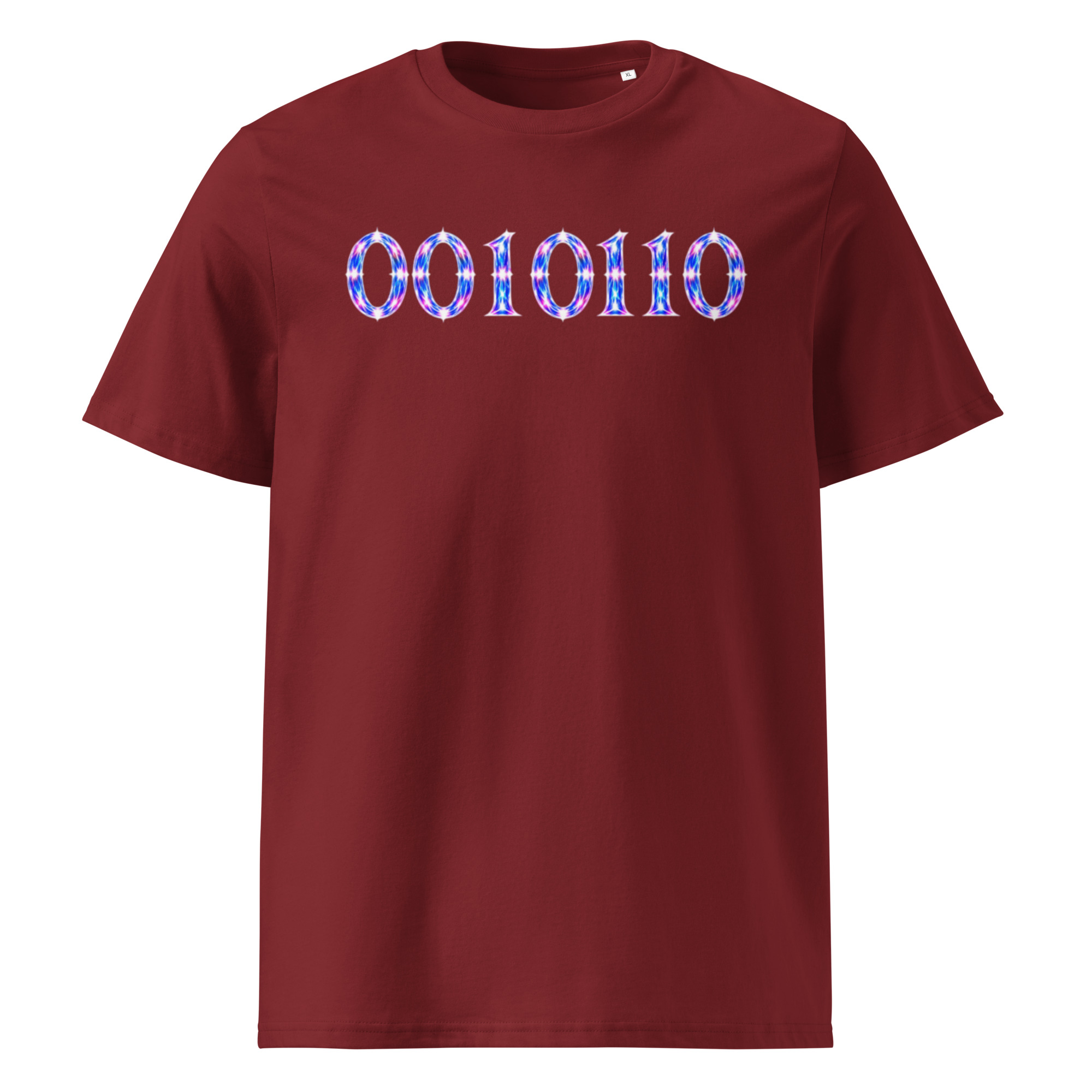 0010110 Light Codes Unisex Organic Cotton T-Shirt 001 - Image 5
