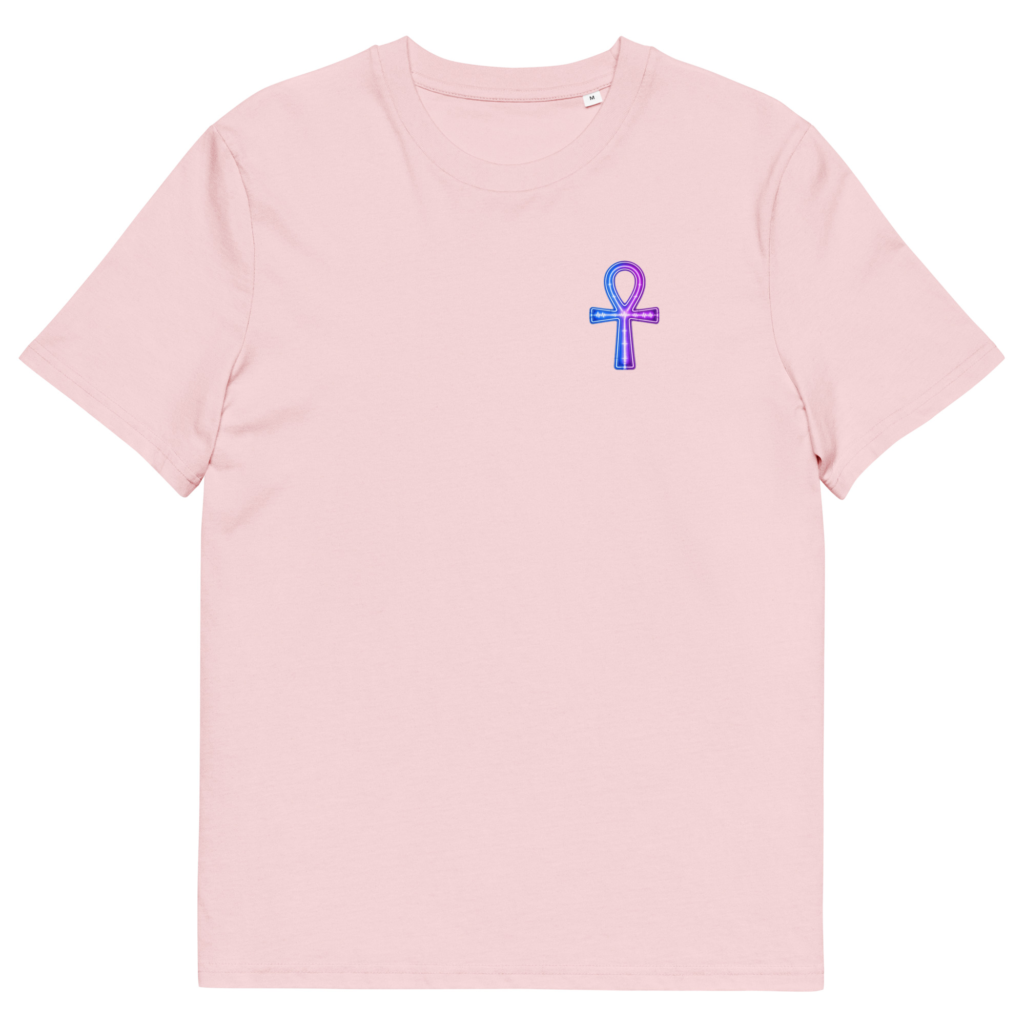Ankh Neon Unisex Organic Cotton T-Shirt 002 - Image 73