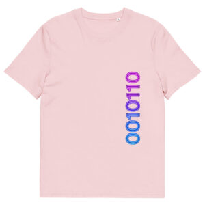0010110 Neon Unisex Organic Cotton T-Shirt 003